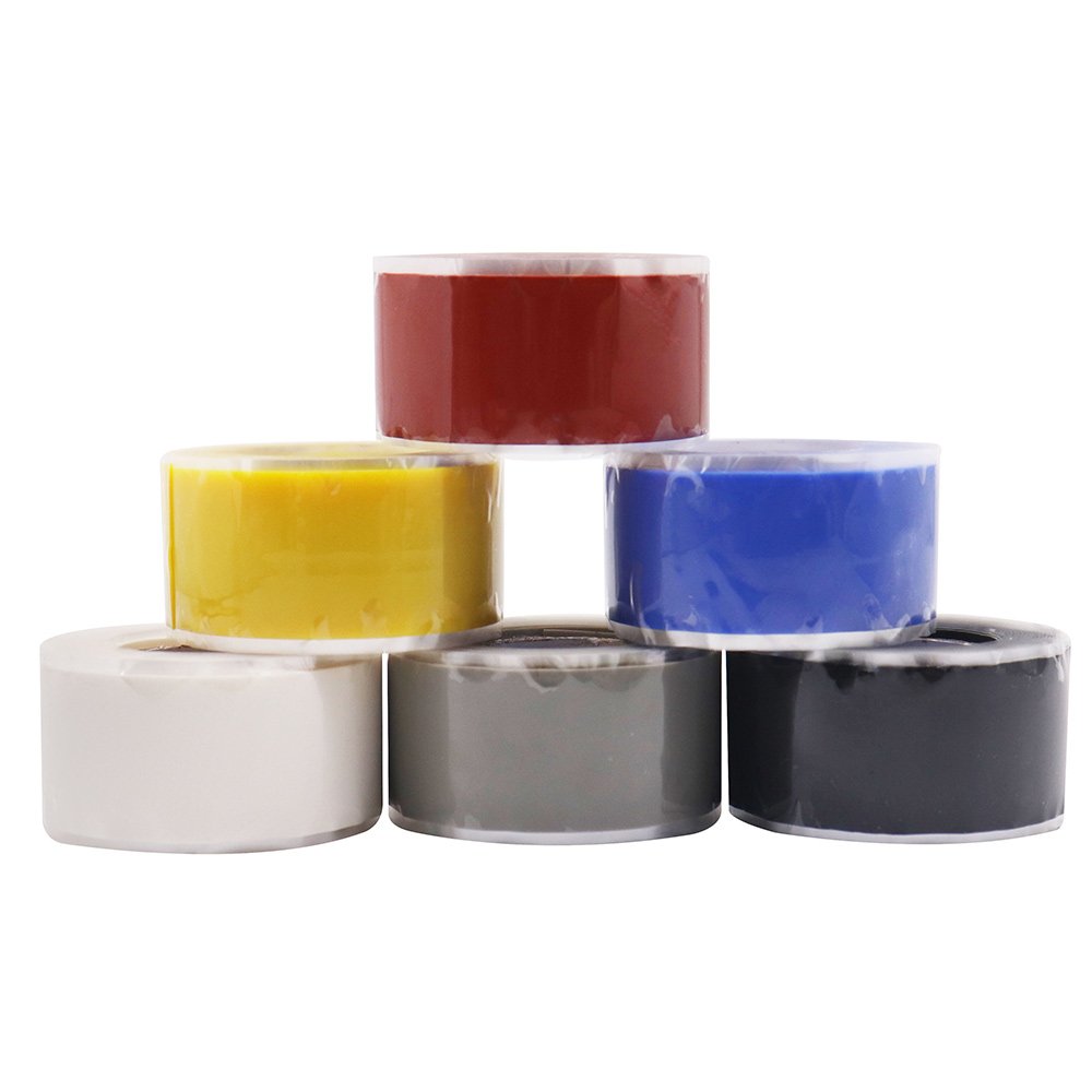 Low temperature resistant silicone rubber self-adhesive tape