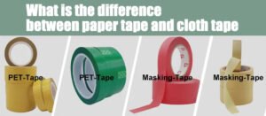 What is the difference between paper tape and cloth tape