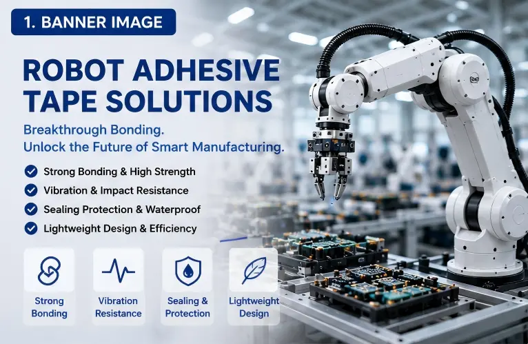robot adhesive tape solutions for industrial robotics