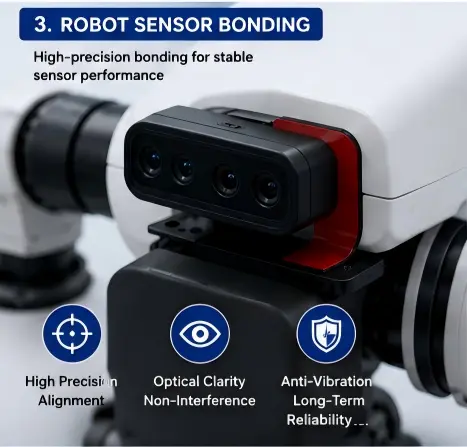 precision adhesive tape for robot sensors