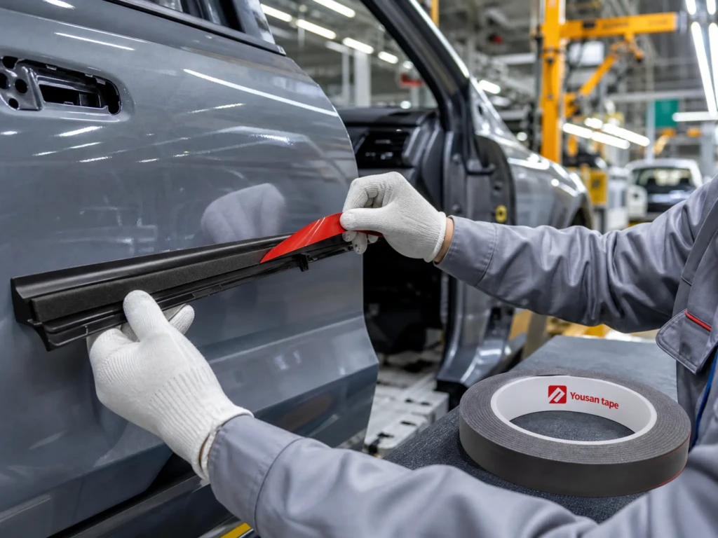 Foam Tape Bonding Automotive Exterior Parts